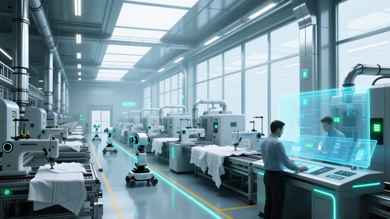 透明化工厂：现代数字化服装生产车间如何提升效率与精准度(图1)